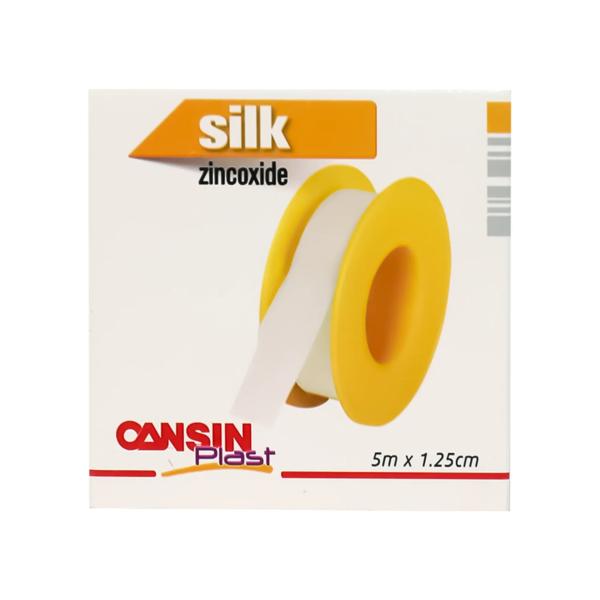 CANSINPLAST SILK ZINCOXIDE (5X1.25)CM NO-127-i