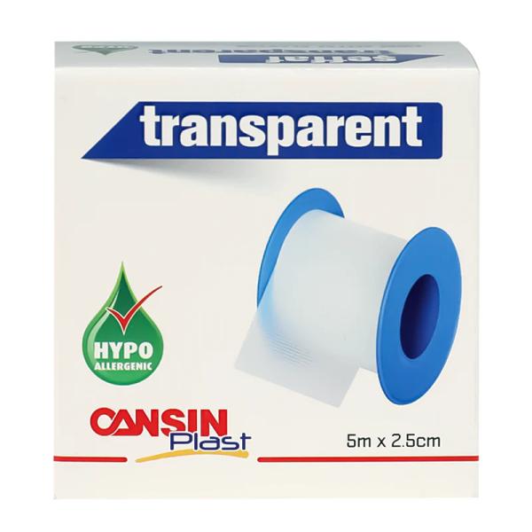 CANSINPLAST TRANSPARENT (5X2.5)CM NO-128-T