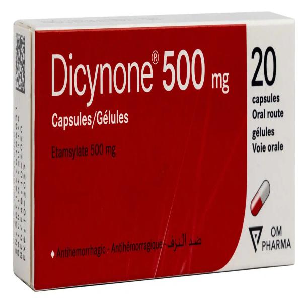 DICYNONE 500 MG 20 CAP