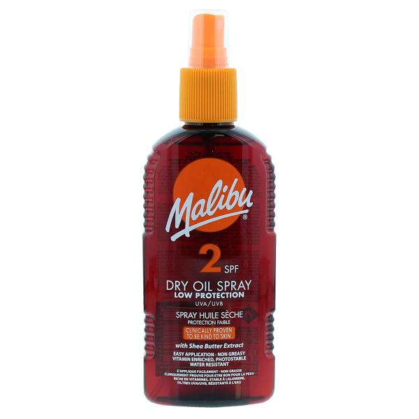MALIBU DRY OIL SPRAY SPF2 200ML