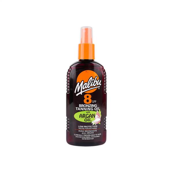 MALIBU TANNING OIL WITH ARGAN OIL SPF8 200ML