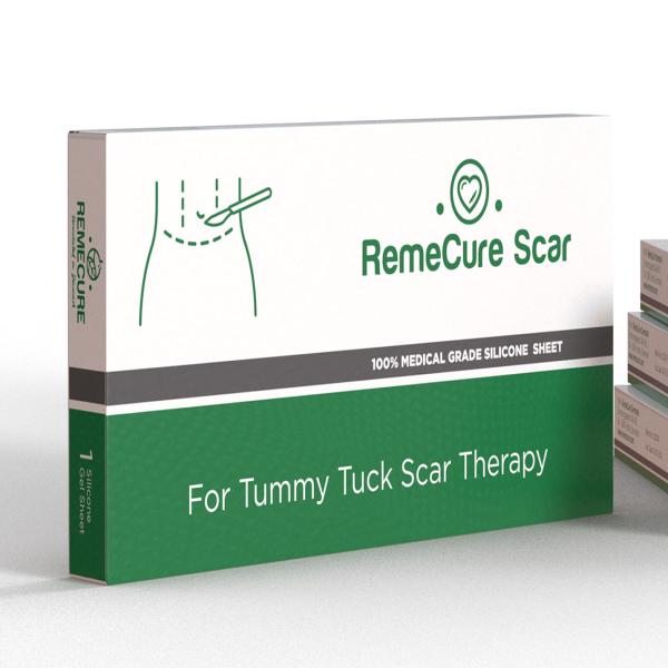 REMECURE SCAR FOR TUMMY TUCK SCAR THERAPY SILICON SHEETS