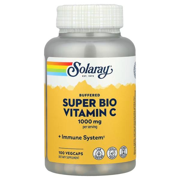 SOLARAY SUPER BIO VITAMIN C 100 CAPS