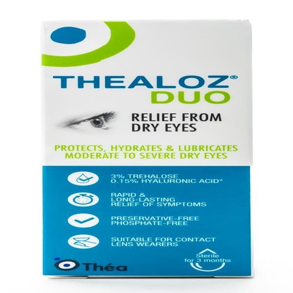 THEALOZ DUE 3% EYE DROPS 10 ML