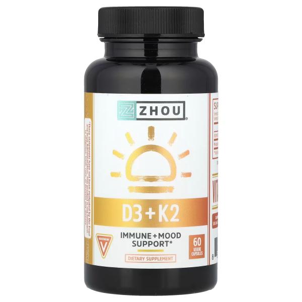 ZHOU K2+D3 60 CAPSULES