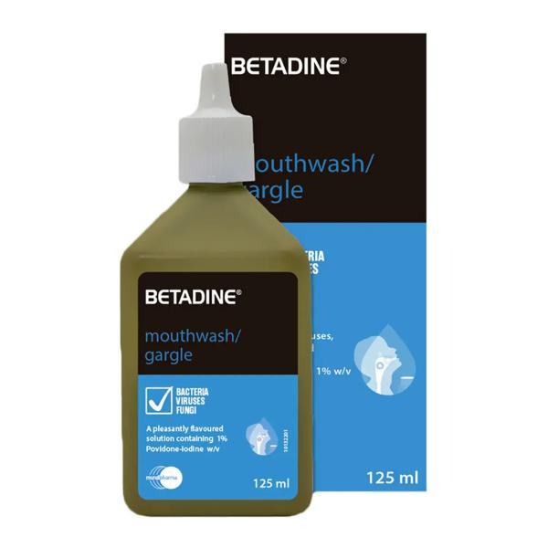 BETADINE MOUTHWASH/GARGLE 125 ML