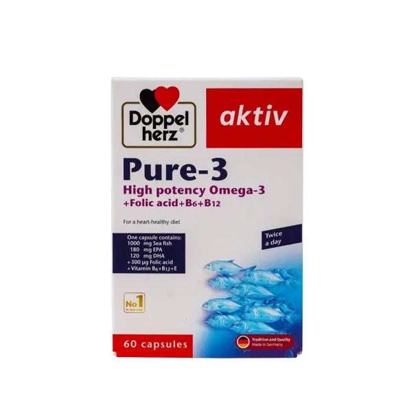 DOPPEL HERZ AKTIF PURE-3 60 TAB