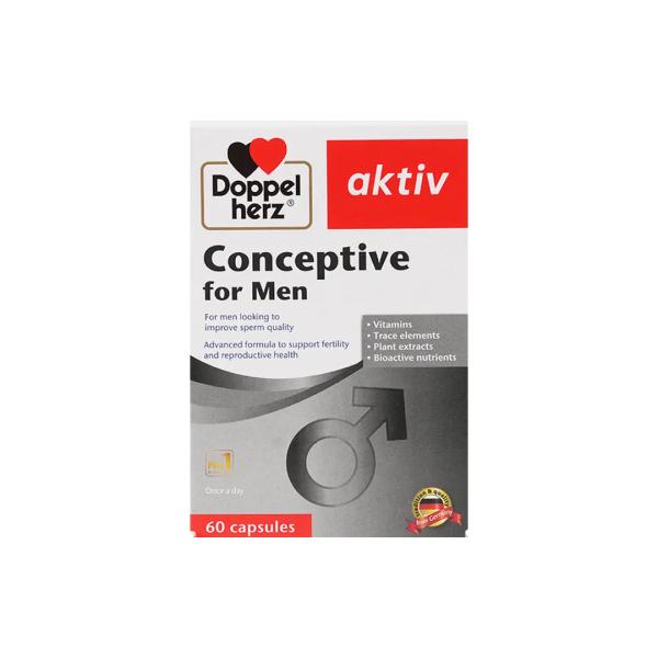 DOPPEL HERZ AKTIV CONCEPTIVE FOR MEN 60CAP