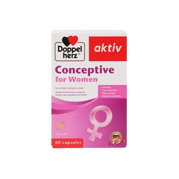 DOPPEL HERZ AKTIV CONCEPTIVE FOR WOMEN 60 CAPS