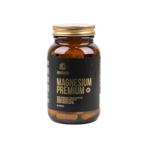 GRASSBERG MAGNESIUM B6 60 CAPSULES