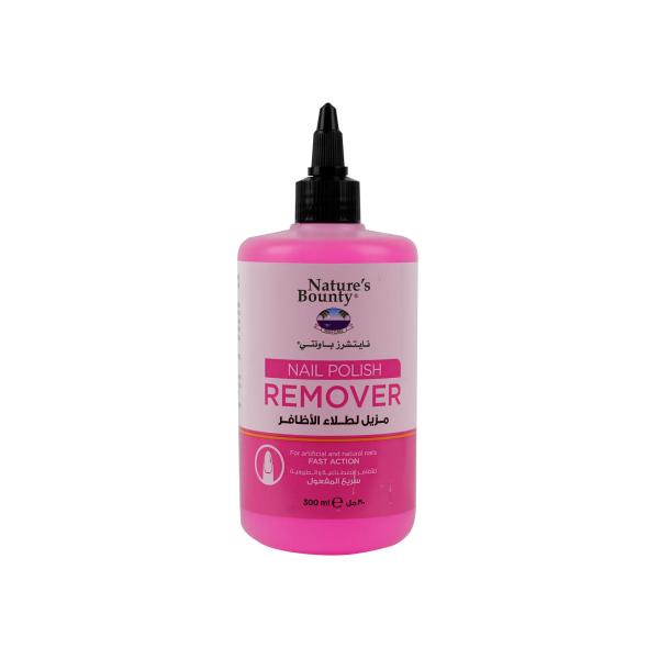 NATURES BOUNTY NAIL POLISH REMOVER PINK 300 ML