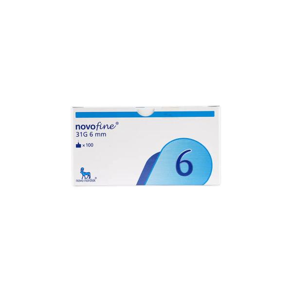NOVOFINE NEEDLE 31 G 6 MM 100 PCS
