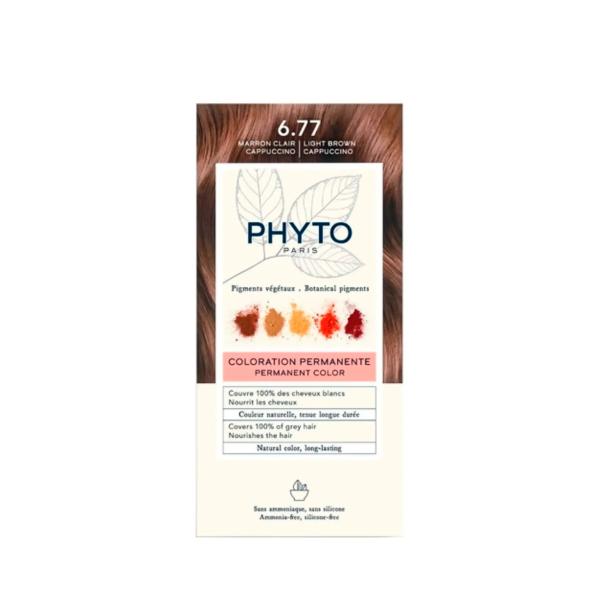 PHYTO COLOR NO-6.77 LIGHT BROWN CAPPUCCINO