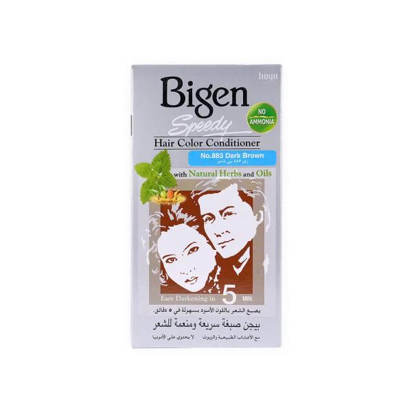 BIGEN MENS SPEEDY HAIR COLOR CONDITIONER 883  DARK BROWN