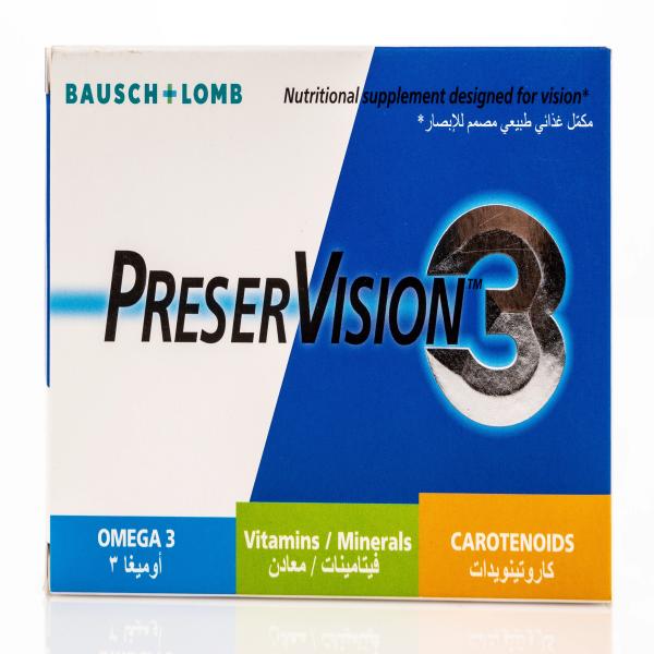PRESERVISION 3 60 CAPSULES