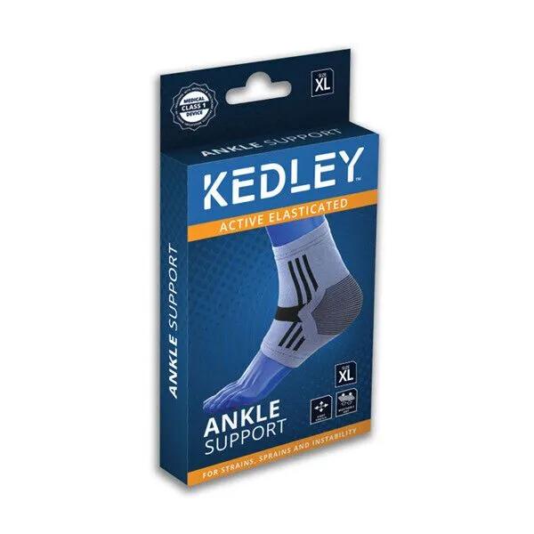 KEDLEY ACTIVE ELASTICATED ANKLE SUPPORT ( X LARGE )