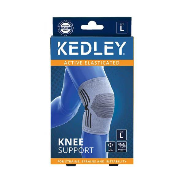 KEDLEY ACTIVE ELASTICATED KNEE SUPPORT (  LARGE )
